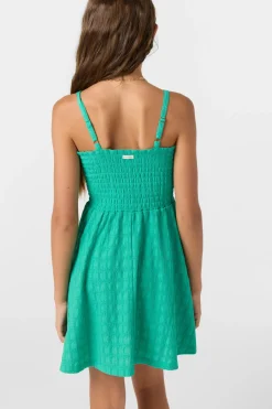 Sale^O'Neill Girl's Shaena Short Dress - | peacock green