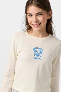 Sale^O'Neill Girl's Shelly Long Sleeve Tee - | winter white