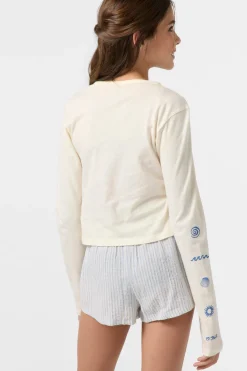 Sale^O'Neill Girl's Shelly Long Sleeve Tee - | winter white