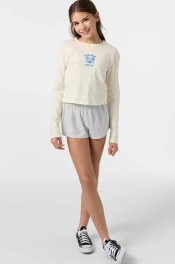 Sale^O'Neill Girl's Shelly Long Sleeve Tee - | winter white
