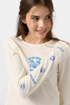 Sale^O'Neill Girl's Shelly Long Sleeve Tee - | winter white