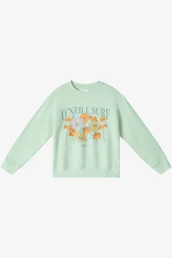Sale^O'Neill Girl's Skylar Crew Neck Fleece - | seafoam