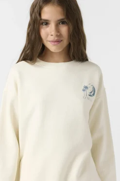 Sale^O'Neill Girl's Skylar Crew Neck Fleece - | winter white