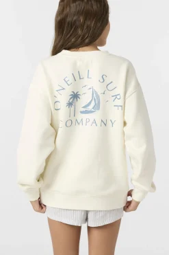 Sale^O'Neill Girl's Skylar Crew Neck Fleece - | winter white