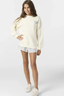 Sale^O'Neill Girl's Skylar Crew Neck Fleece - | winter white