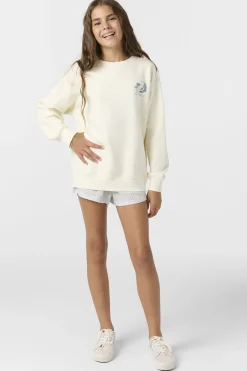 Sale^O'Neill Girl's Skylar Crew Neck Fleece - | winter white