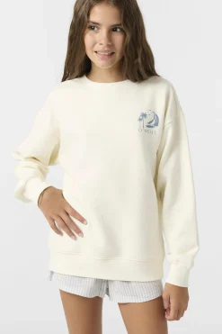 Sale^O'Neill Girl's Skylar Crew Neck Fleece - | winter white