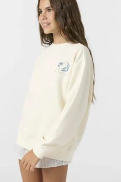 Sale^O'Neill Girl's Skylar Crew Neck Fleece - | winter white