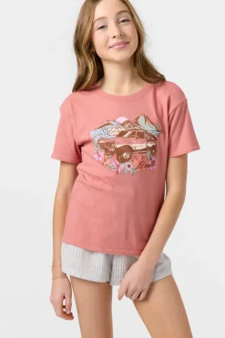 Sale^O'Neill Girl's Sunset Crossing Tee - | desert sand