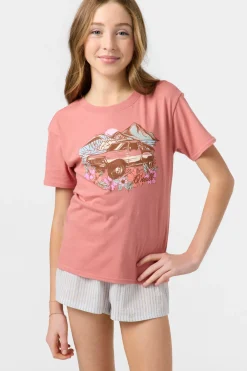Sale^O'Neill Girl's Sunset Crossing Tee - | desert sand