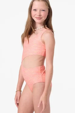 Swimwear^O'Neill Girl's Sunshine Asymm One-Piece - | fusion coral