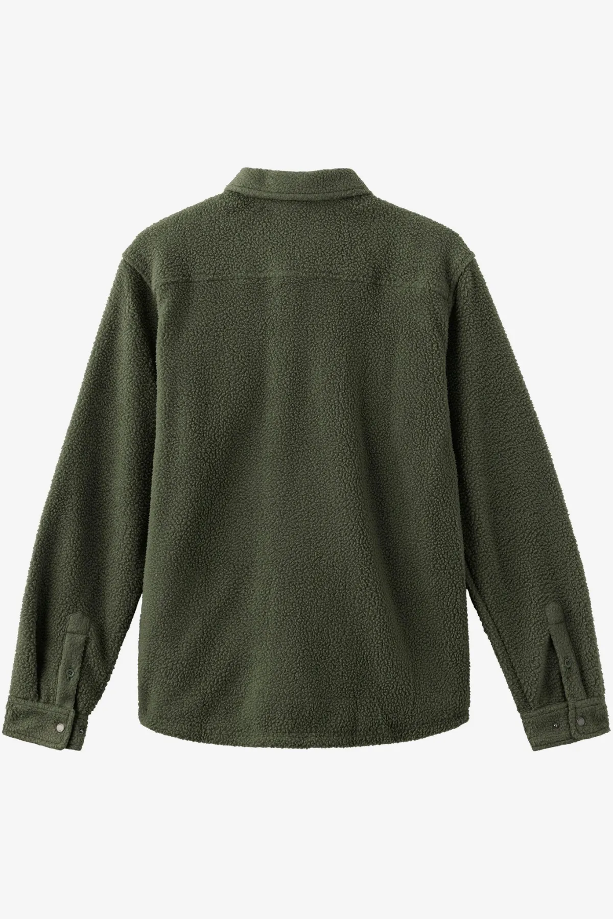 Hoodies & Fleece^O'Neill Glacier High Pile Overshirt Superfleece Standard Fit Long Sleeve Shirt - | dark olive