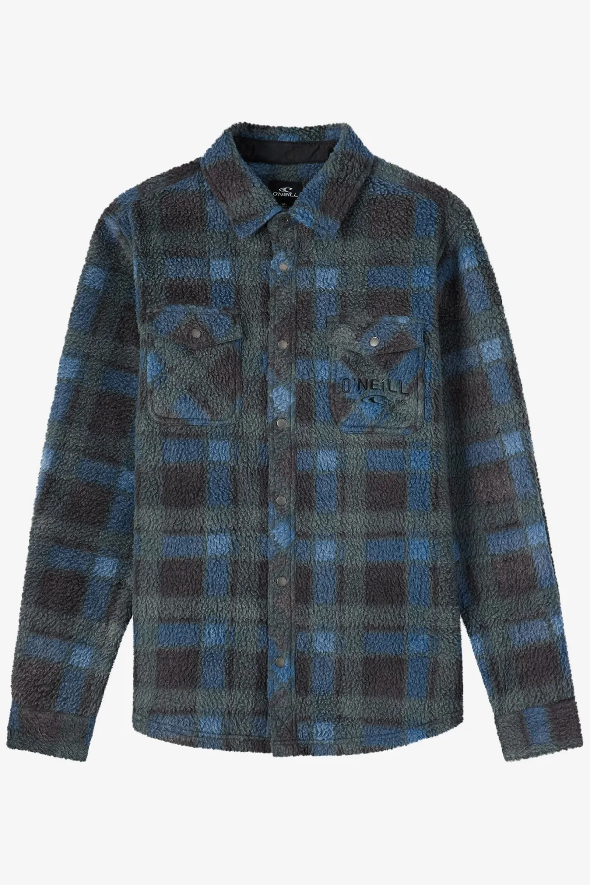 Shirts & Flannels^O'Neill Glacier High Pile Superfleece Standard Fit Overshirt dark slate