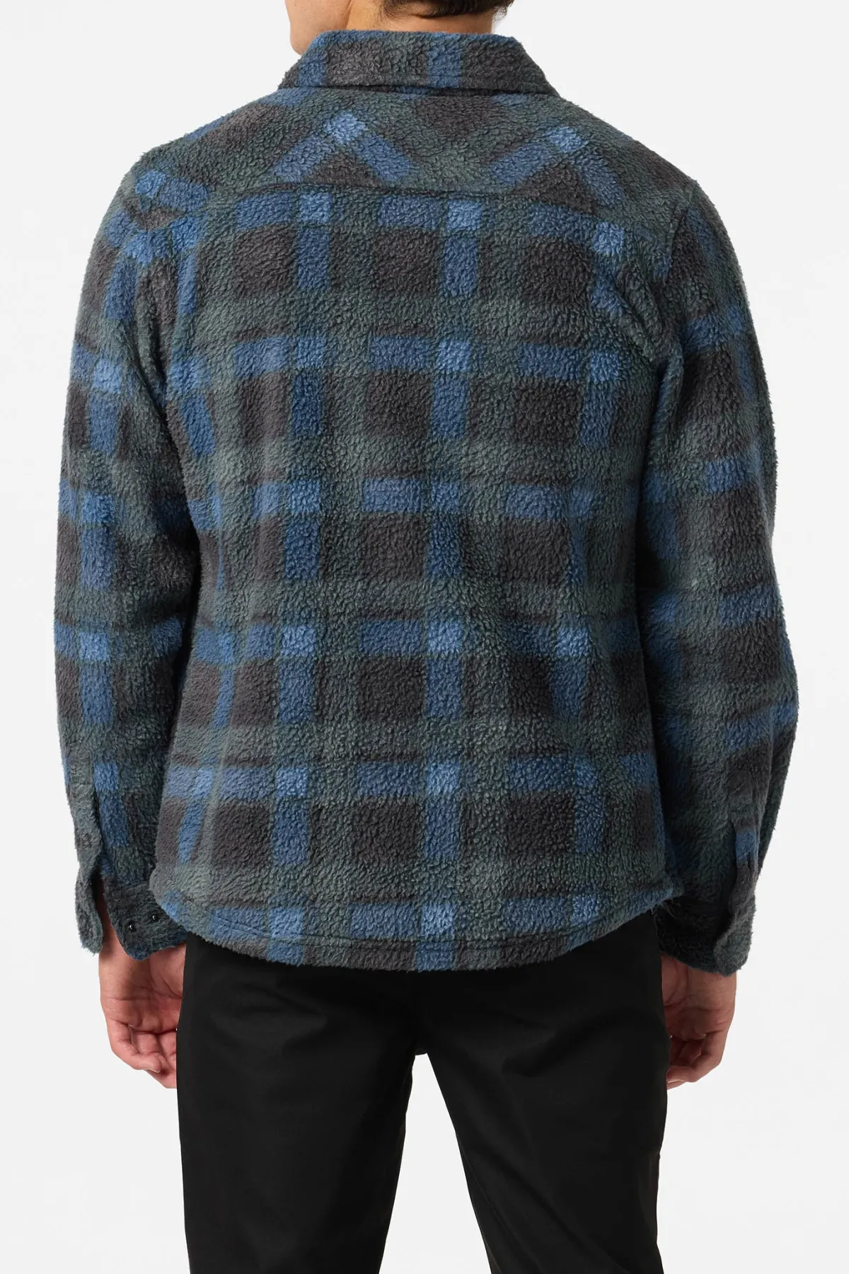 Shirts & Flannels^O'Neill Glacier High Pile Superfleece Standard Fit Overshirt dark slate