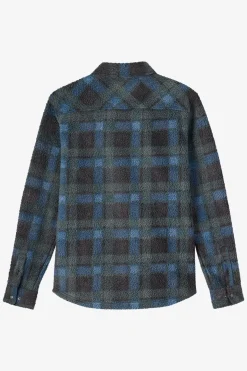 Shirts & Flannels^O'Neill Glacier High Pile Superfleece Standard Fit Overshirt dark slate