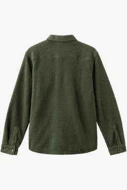 Shirts & Flannels^O'Neill Glacier High Pile Superfleece Standard Fit Overshirt dark olive