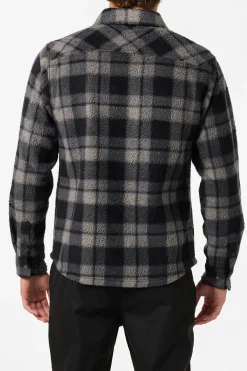 Shirts & Flannels^O'Neill Glacier Plaid High Pile Superfleece Standard Fit Long Sleeve Shirt - | phantom