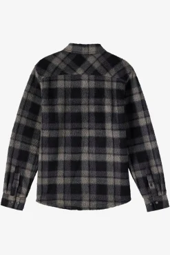 Shirts & Flannels^O'Neill Glacier Plaid High Pile Superfleece Standard Fit Long Sleeve Shirt - | phantom