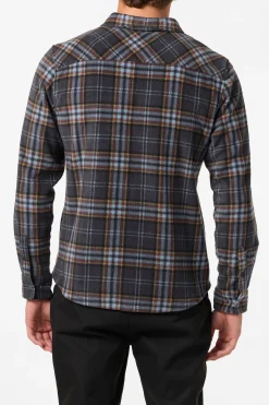 Shirts & Flannels^O'Neill Glacier Plaid Superfleece Standard Fit Long Sleeve Shirt - | phantom
