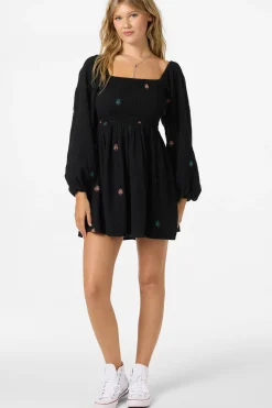 Dresses^O'Neill Gracyn Palm Short Dress - | black