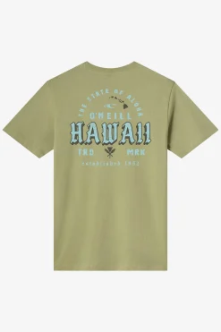 Tees & Tanks^O'Neill Hawaii Arc Classic Tee - | oil green