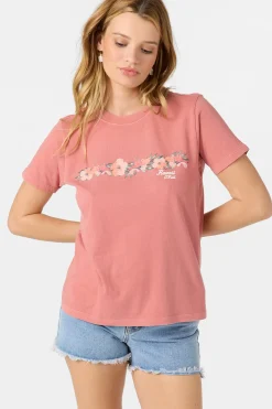 Graphic Tees & Tanks^O'Neill Hawaii Floral Tee - | desert sand