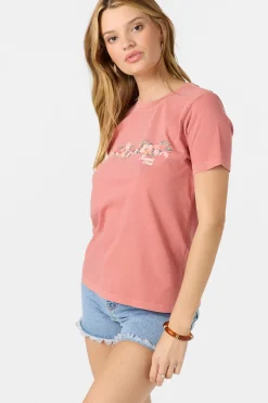Graphic Tees & Tanks^O'Neill Hawaii Floral Tee - | desert sand
