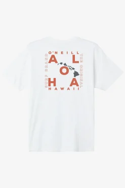 New Arrivals|Tees & Tanks^O'Neill Hawaii Layout Classic Tee - | white