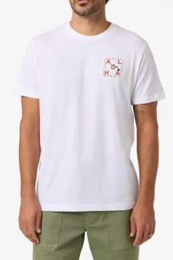 New Arrivals|Tees & Tanks^O'Neill Hawaii Layout Classic Tee - | white