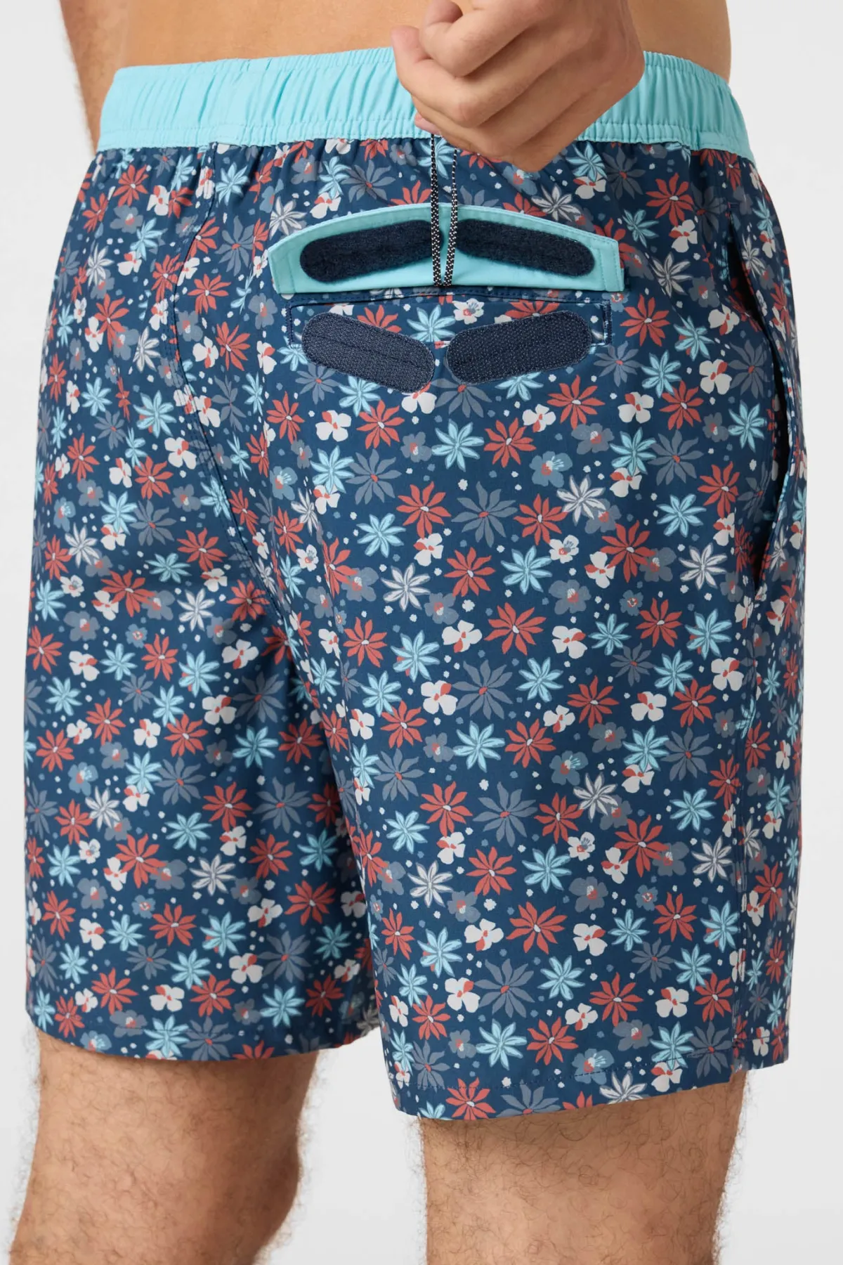 Short Length^O'Neill Hermosa Elastic Waist 17" Swim Trunks Trunks - | midnight navy