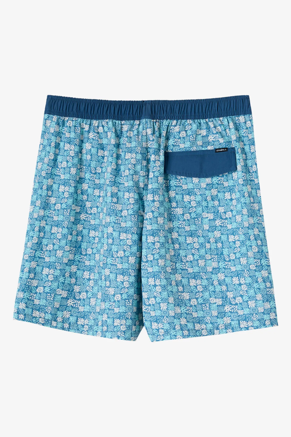 Short Length^O'Neill Hermosa Elastic Waist 17" Swim Trunks Trunks - | copen blue