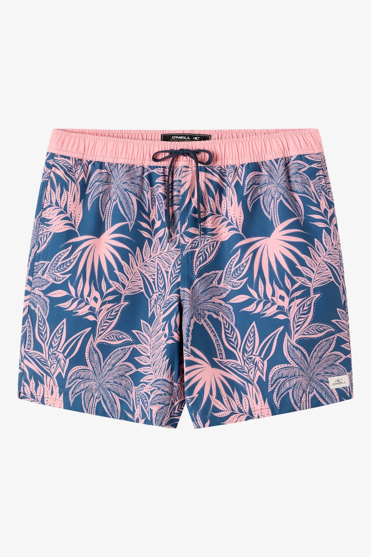 Short Length^O'Neill Hermosa Elastic Waist Lined 17" Swim Trunks Trunks - | vn indigo