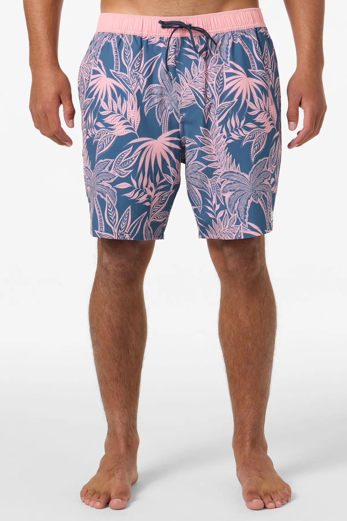 Short Length^O'Neill Hermosa Elastic Waist Lined 17" Swim Trunks Trunks - | vn indigo