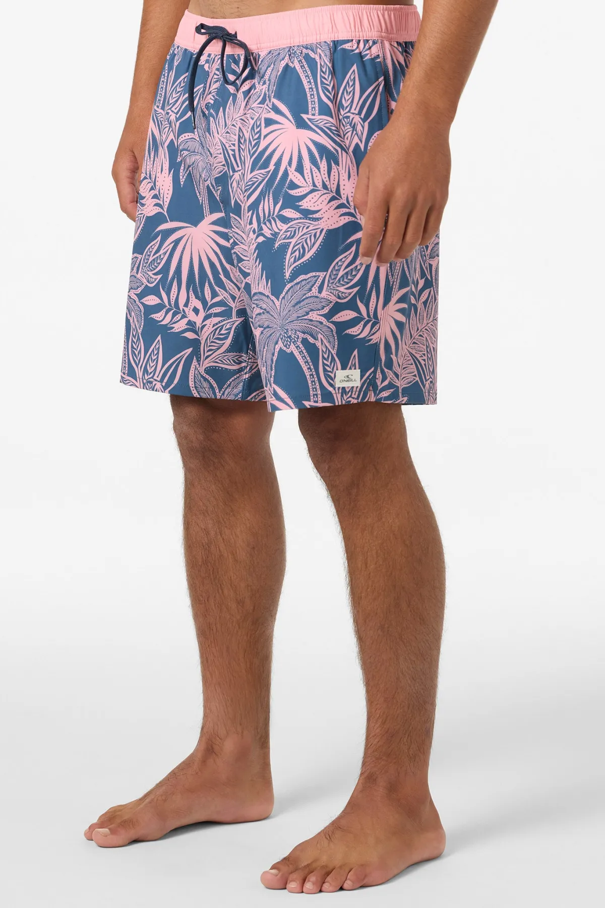 Short Length^O'Neill Hermosa Elastic Waist Lined 17" Swim Trunks Trunks - | vn indigo