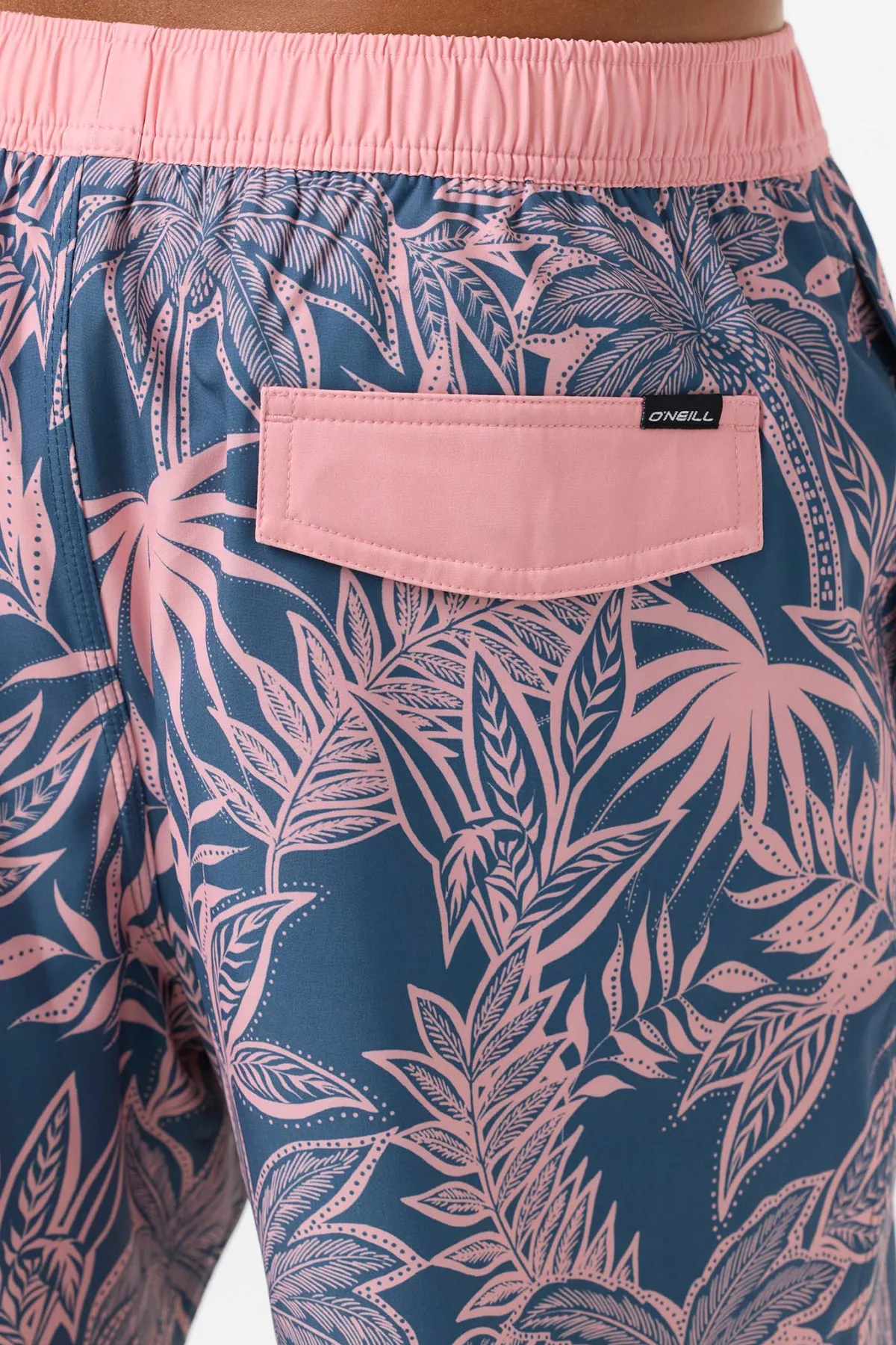 Short Length^O'Neill Hermosa Elastic Waist Lined 17" Swim Trunks Trunks - | vn indigo