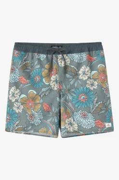 Boardshorts New Arrivals|New Arrivals^O'Neill Hermosa Elastic Waist Lined 17" Swim Trunks Trunks - | mulled basil