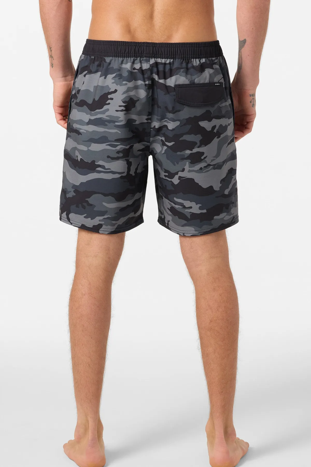 New Arrivals|Boardshorts New Arrivals^O'Neill Hermosa Elastic Waist Lined 17" Swim Trunks Trunks - | black camo