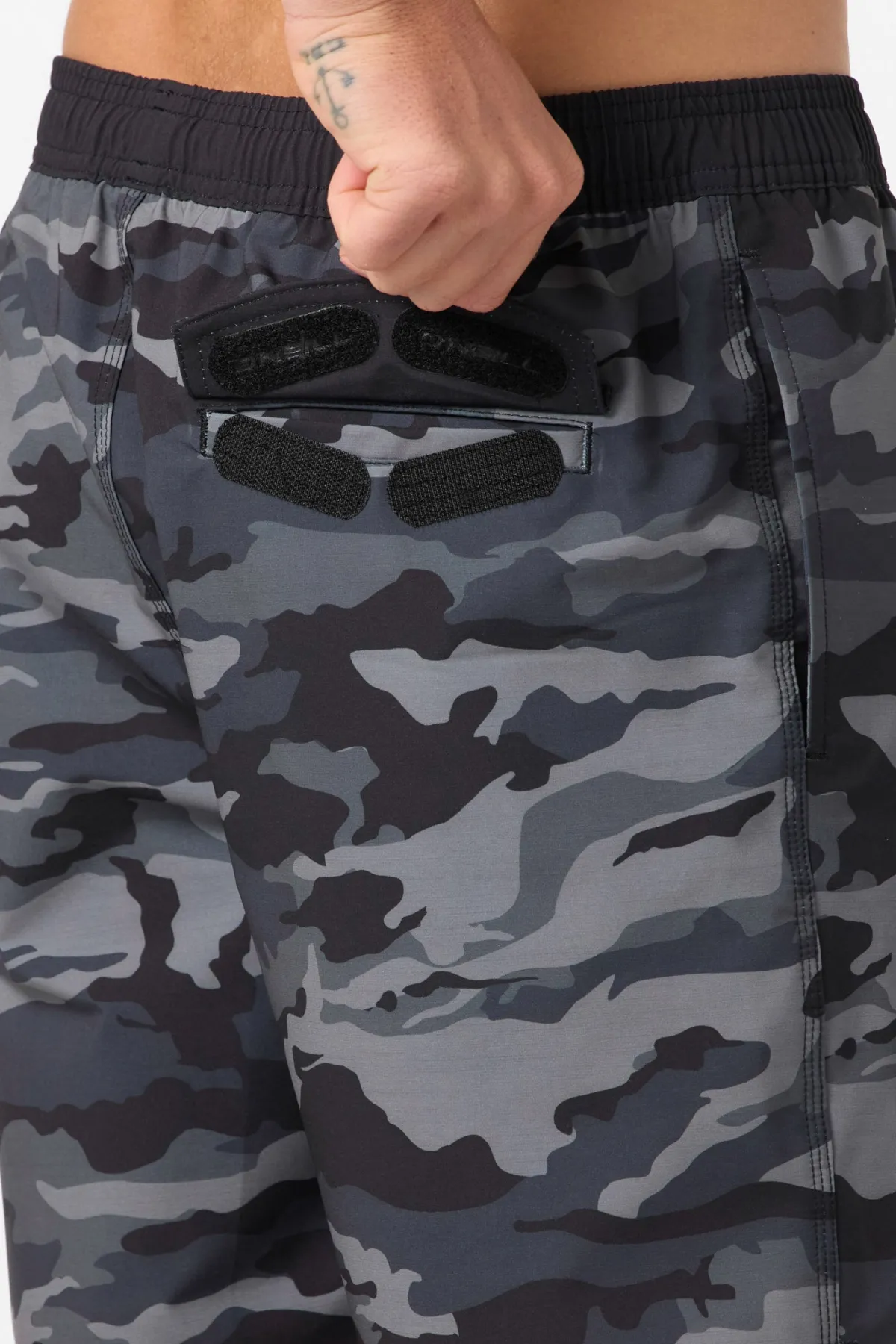 New Arrivals|Boardshorts New Arrivals^O'Neill Hermosa Elastic Waist Lined 17" Swim Trunks Trunks - | black camo