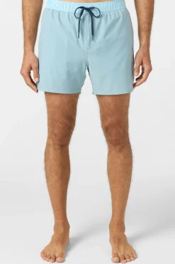 Short Length^O'Neill Hermosa Light Lined Elastic Waist 17" Swim Trunks Trunks - | tourmaline