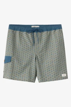 New Arrivals^O'Neill Hermosa Retro 17" Elastic Waist Swim Trunks seagrass