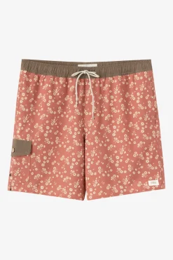 Boardshorts New Arrivals|Short Length^O'Neill Hermosa Retro 17" Elastic Waist Swim Trunks Trunks - | chutney