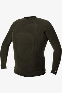 Neoprene Tops^O'Neill Hyperfreak Comp-X 2MM Long Sleeve Top - Army/army |