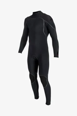 Full Suits^O'Neill Hyperfreak Fire 3/2MM+ Back Zip Full Wetsuit - | blk/blk