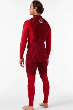 Full Suits^O'Neill Hyperfreak Fire 3/2MM+ Back Zip Full Wetsuit - | blk/blk