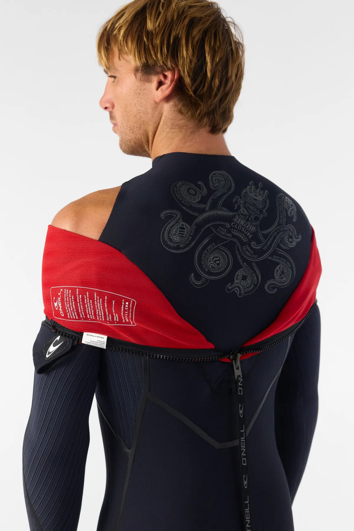 Full Suits^O'Neill Hyperfreak Fire 3/2MM+ Back Zip Full Wetsuit - | blk/blk