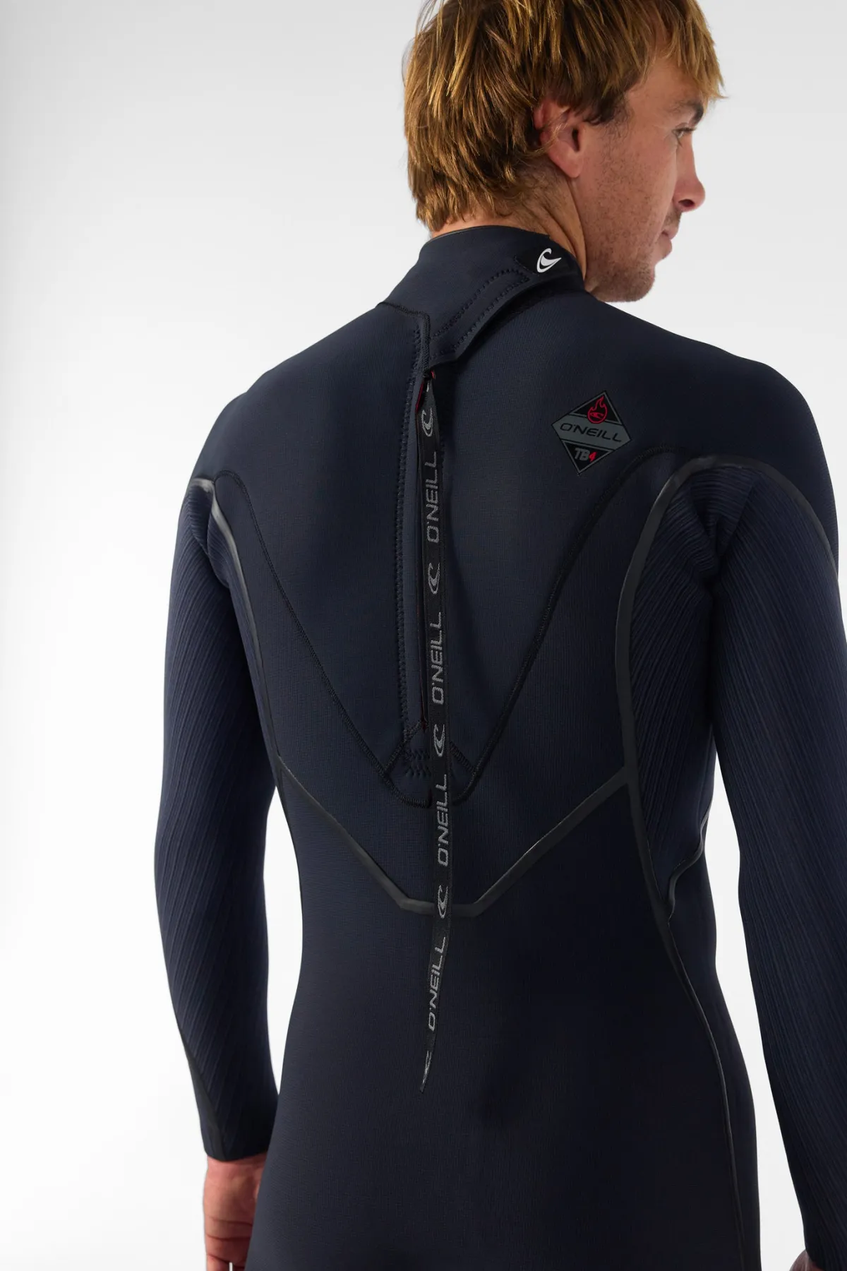 Full Suits^O'Neill Hyperfreak Fire 4/3MM+ Back Zip Full Wetsuit - | blk/blk