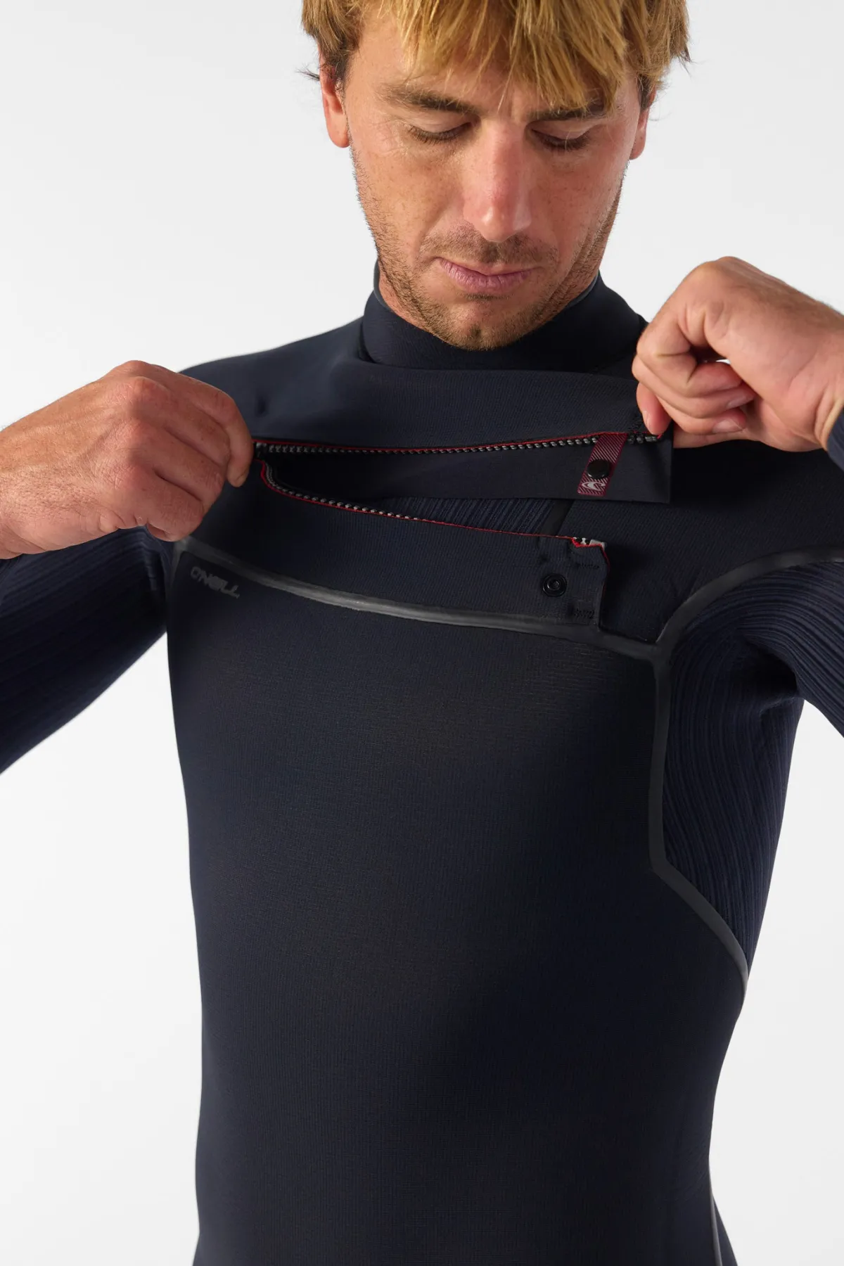 Full Suits^O'Neill Hyperfreak Fire 3/2MM+ Chest Zip Full Wetsuit - | blk/blk
