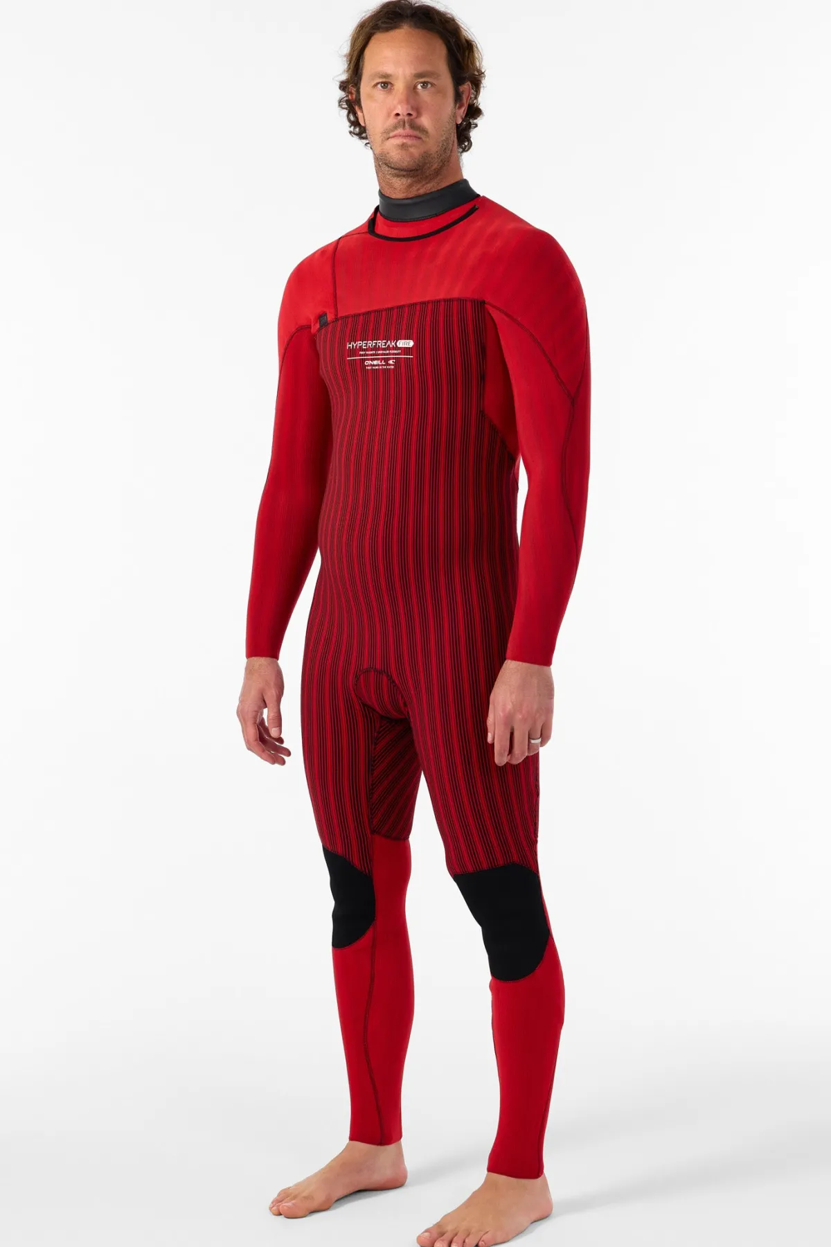 Full Suits^O'Neill Hyperfreak Fire 4/3MM+ Chest Zip Full Wetsuit - | blk/blk
