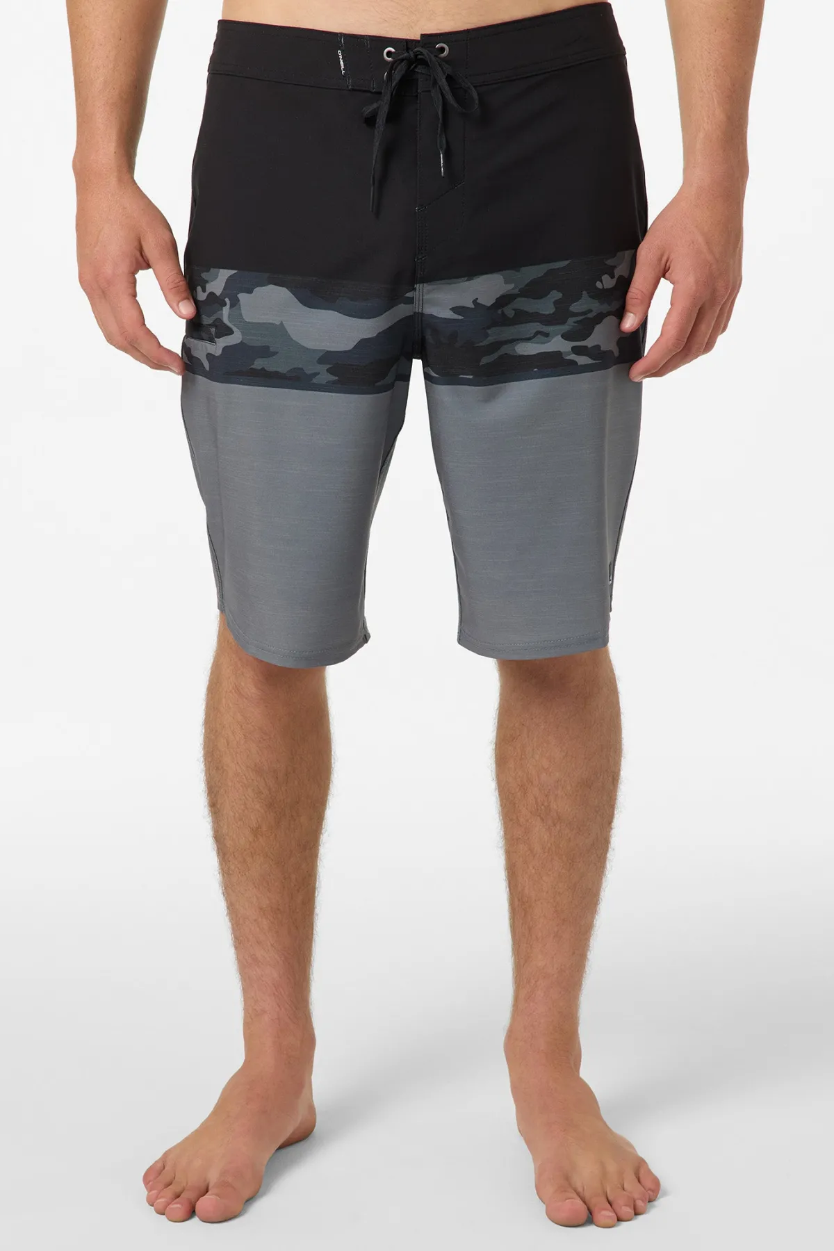 New Arrivals|Boardshorts New Arrivals^O'Neill Hyperfreak Heat Block 21" Boardshorts - | black camo