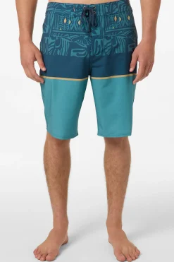 Performance^O'Neill Hyperfreak Heat Block 21" Boardshorts brittany blue
